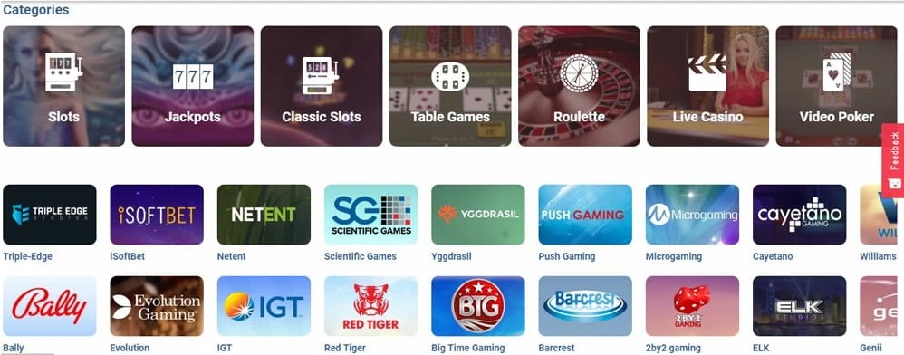 Omnia Casino Games 2 table games